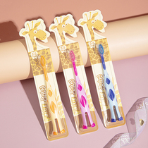 Cartoon cute children toothbrush soft hair 2-3-4-5-6 year old children home ultra-fine super soft small baby set