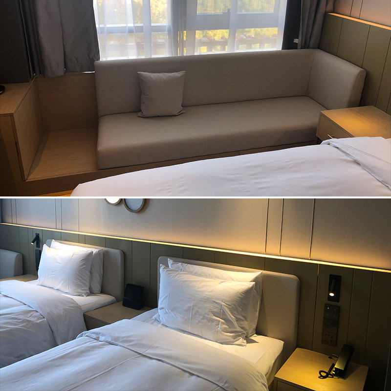 Tangerine Hotel Guesthouse Home Innate Bed Design Quick Boutique Guest Room Apartment Folk Accommodation Standard Room Full Set Custom