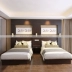 Nội thất khách sạn Bắc Kinh căn hộ cho thuê đầy đủ phòng mềm túi tựa lưng khung giường khách sạn nhanh phong cách gói mềm giường