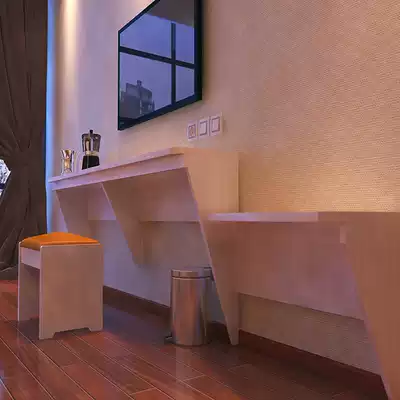 Express hotel Hotel Hotel Rental house Guest room one-piece simple computer desk TV cabinet Office desk All-in-one desk