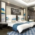 Chủ đề mới của khách sạn giường khách sạn phụ thuộc vào phòng căn hộ tiêu chuẩn phòng 1,2 mét thành một bộ đầy đủ các đồ nội thất tùy chỉnh kệ tủ tivi Nội thất khách sạn