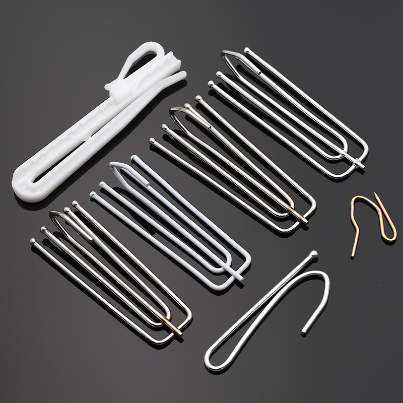 Stainless steel four-claw hook curtain four-claw hook four-crochet hook curtain accessory accessories curtain hook curtain hook buckle
