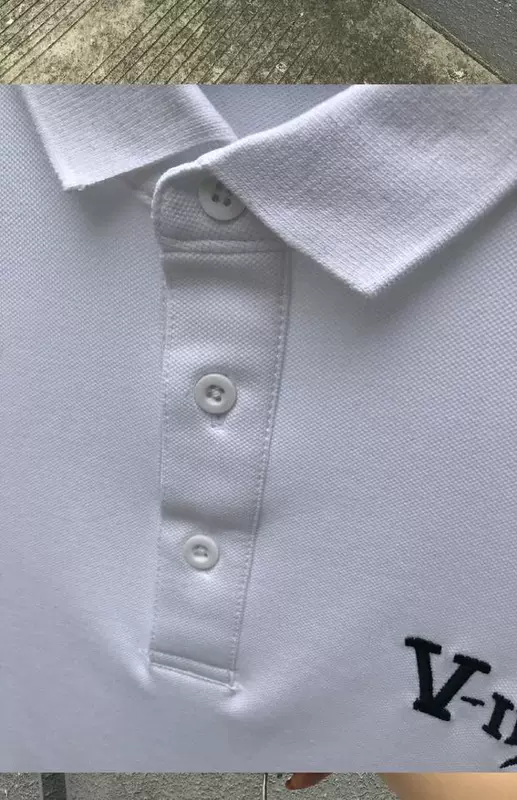 Bird Men 18 Summer Mới Áo ngắn tay Polo Áo trắng thêu Ve áo cho nam thun thun Paul Áo thun mỏng áo polo dài tay