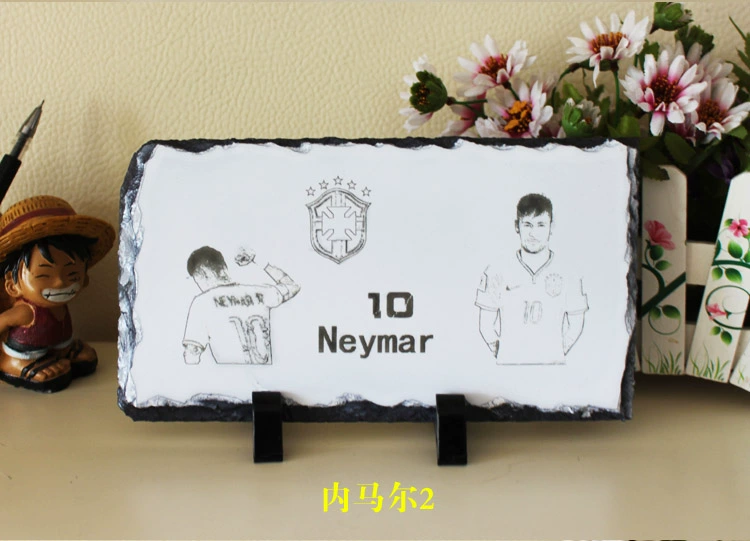 Barcelona Mesinenemar Juventus Real Madrid C Rocca trang trí bóng đá xung quanh món quà sinh nhật quà tặng con trai - Bóng đá