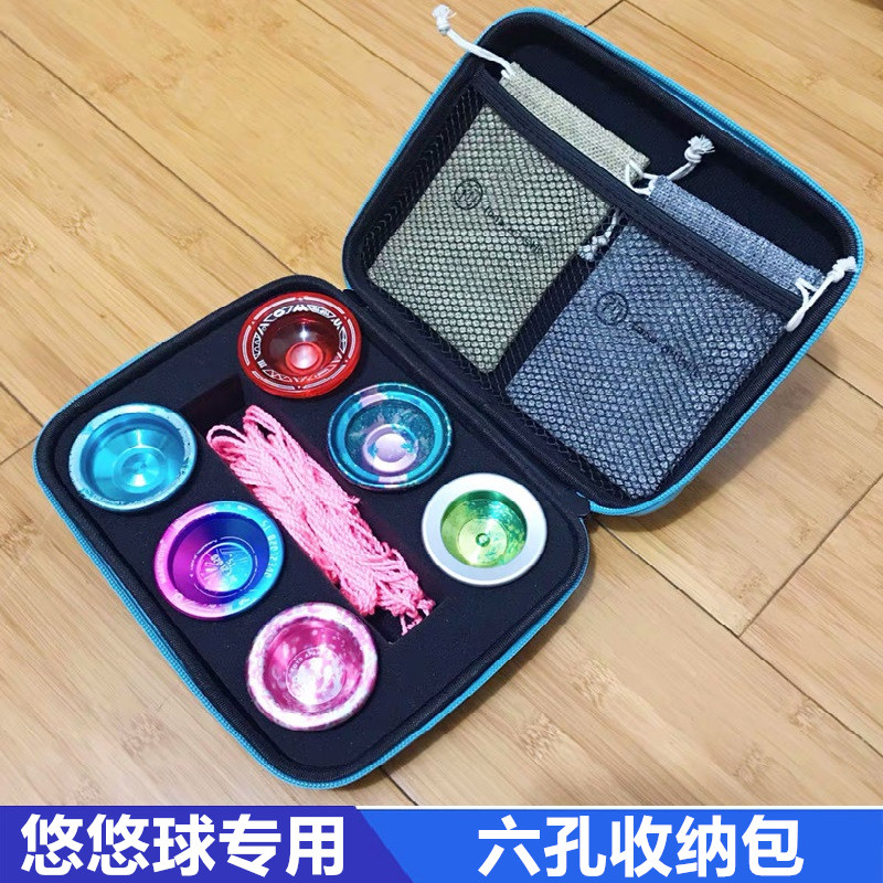 New multifunctional high-end yo-yo ball bag Professional Six holes containing box 6 holes Fried Ball Bag YOYO ACCESSORIES