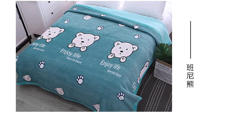 Đặt hàng kích thước tinh thể trải giường nhung lớn tờ hai mặt úp mặt xuống chăn bông kang phía cộng dày tatami bông mùa đông - Trải giường drap giường everon