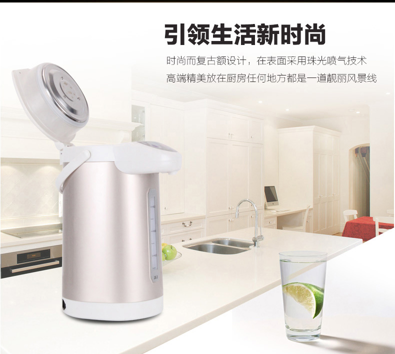 siêu thuốc điện Tam giác đặc biệt cách nhiệt nhà thông minh phích điện 304 thép không gỉ đôi nóng ấm đun nước ấm đun sôi - ấm đun nước điện bình siêu tốc delites