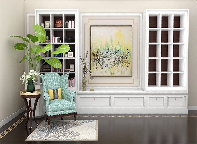 New shaking anchor background cloth live room men and women background wall 3D European Three-dimensional luxury living room bedroom background