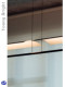 Spanish Antoni Arola Minimalist Arc-Shaped Restaurant Pendant Light, Linear Office Strip Light, Tea Room Decorative Light