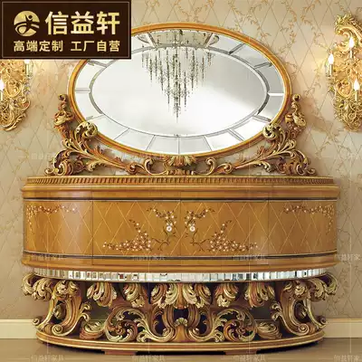 Italian luxury French dining cabinet large apartment Villa living room storage cabinet Palace European style lockers