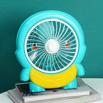 Cartoon Fan Student Dormitory Bed Household Small Office Silent Mini Plug-in Desktop Summer