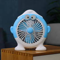 Cartoon Fan Student Dormitory Mini-bed plug-in desktop silent small desktop office fan