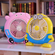 Cartoon mini fan cute fan fan student dorm desktop fan office room bedquiet