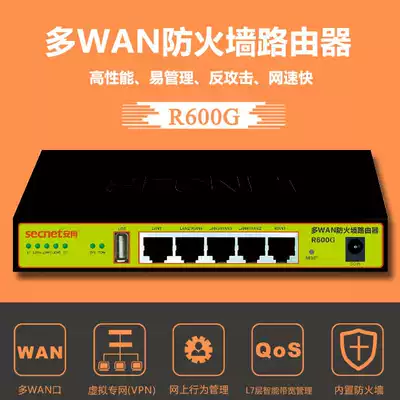 Anwang R600G full gigabit PPPOE certified intelligent behavior management enterprise rental house hotel billing router(this model is upgraded to Q500G and actually issued Q500G)