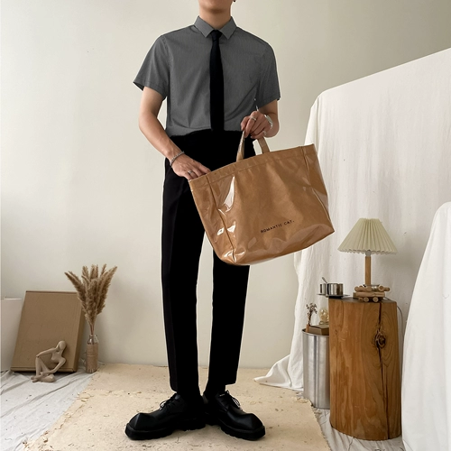 Летняя легкая и тонкая рубашка для отдыха, облегающий крой, в корейском стиле