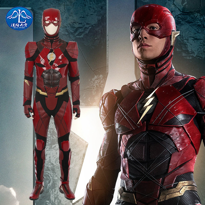 Long Road Yunxiao DC Justice League Flash COS suit Barry Allen with the same suit COS costume clothes male