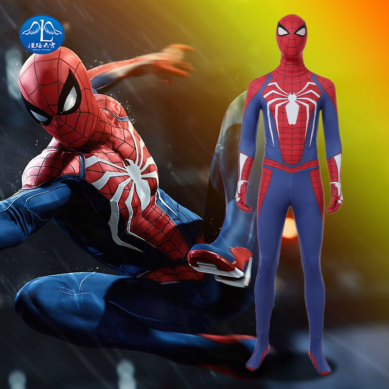 Long road to the sky Spider-Man PS4 version COS clothing jumpsuit tights game COSPLAY clothing clothes male