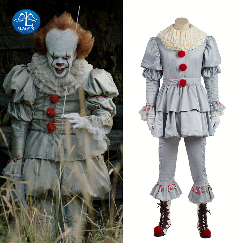 2017 clown back to the soul COS suit Peniston with Halloween costume custom horror COSPLAY clothes for men