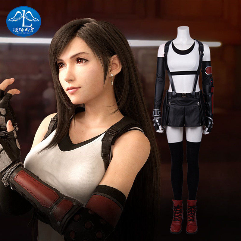 Comic Road Clouds Heather Space Warriors 7 Remake Tifa New Version Cosplay Clothes Games The Same Cos Costume