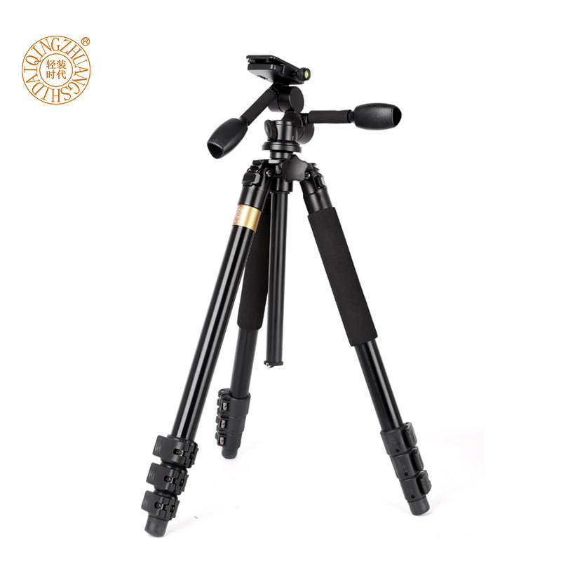 Lightweight era Q620 three-dimensional gimbal camera VCR DV Professional tripod Monocular camera tripod