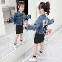 Girls Autumn Dress Set 3 5 4 6 5 7 8 8 10 9-10 years old children little girl Foreign princess skirt