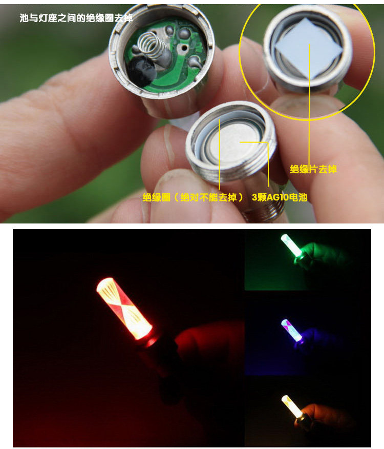 Eclairage pour vélo AISONG - feux de Valve - Ref 2399669 Image 28