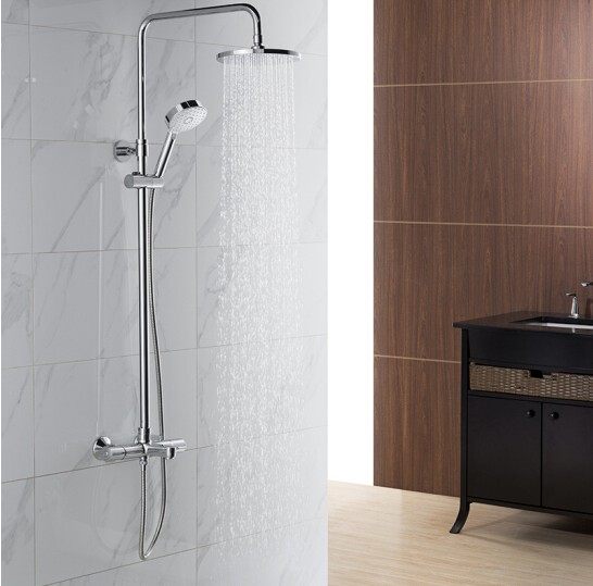 Kohler K-99742T-C9-CP K-28655T-9-2BL Qi Yue three-outlet shower combination