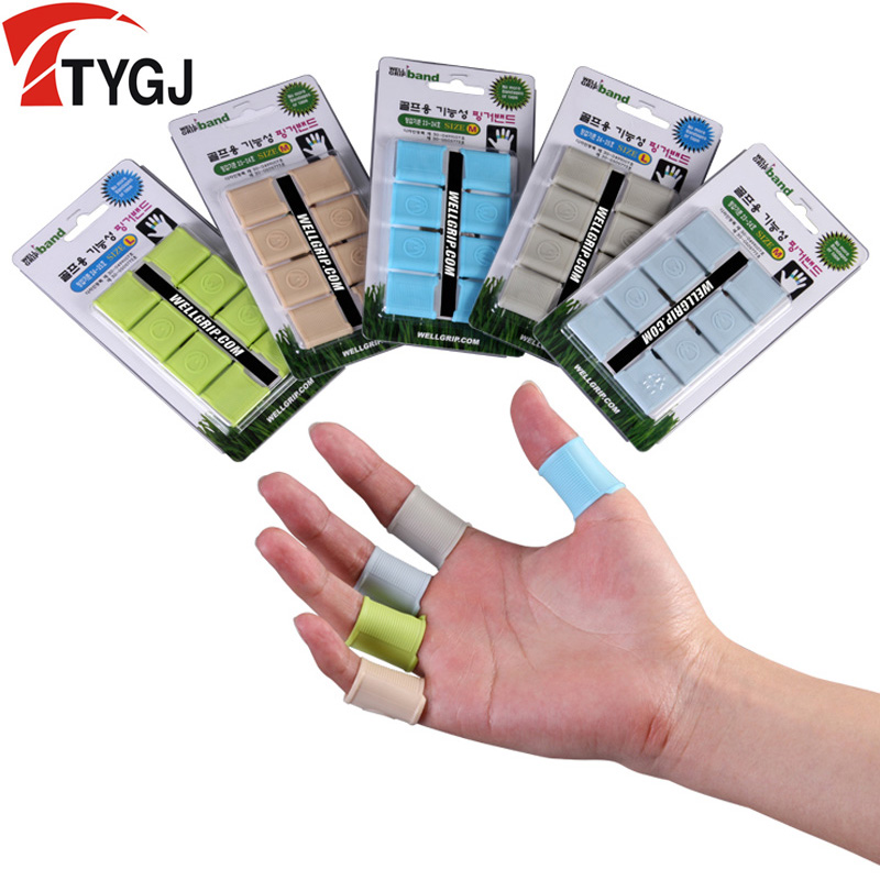 New Korean version of natural silicone golf finger cover non-slip rod rubber ring gloves protect fingers