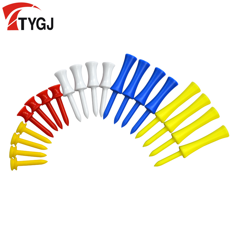 Bulk golf round ball nail long and short tee plastic tee color ball nail accessories supplies