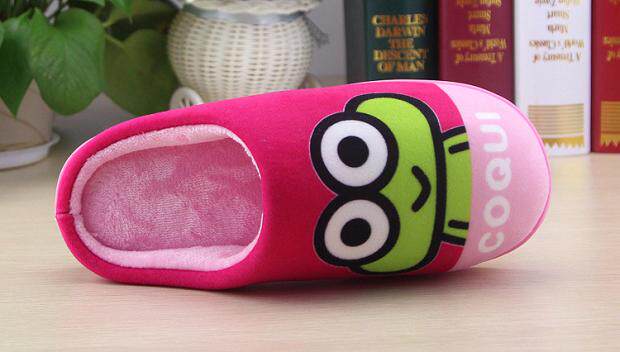 Pantoufles enfants en suède pour hiver - semelle caoutchouc - Ref 1007044 Image 13