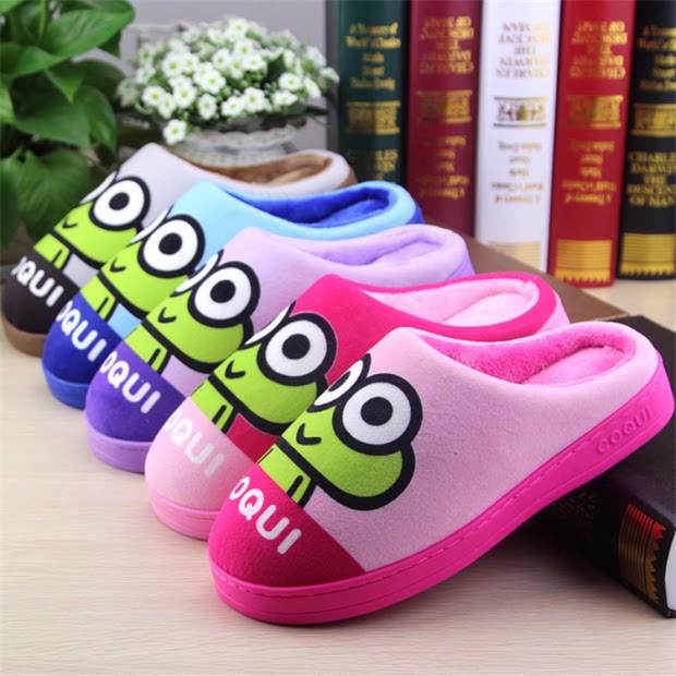 Pantoufles enfants en suède pour hiver - semelle caoutchouc - Ref 1007044 Image 6