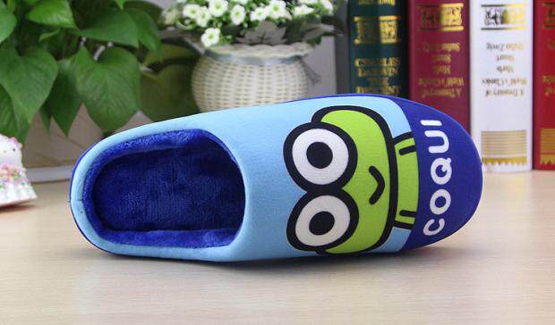 Pantoufles enfants en suède pour hiver - semelle caoutchouc - Ref 1007044 Image 23