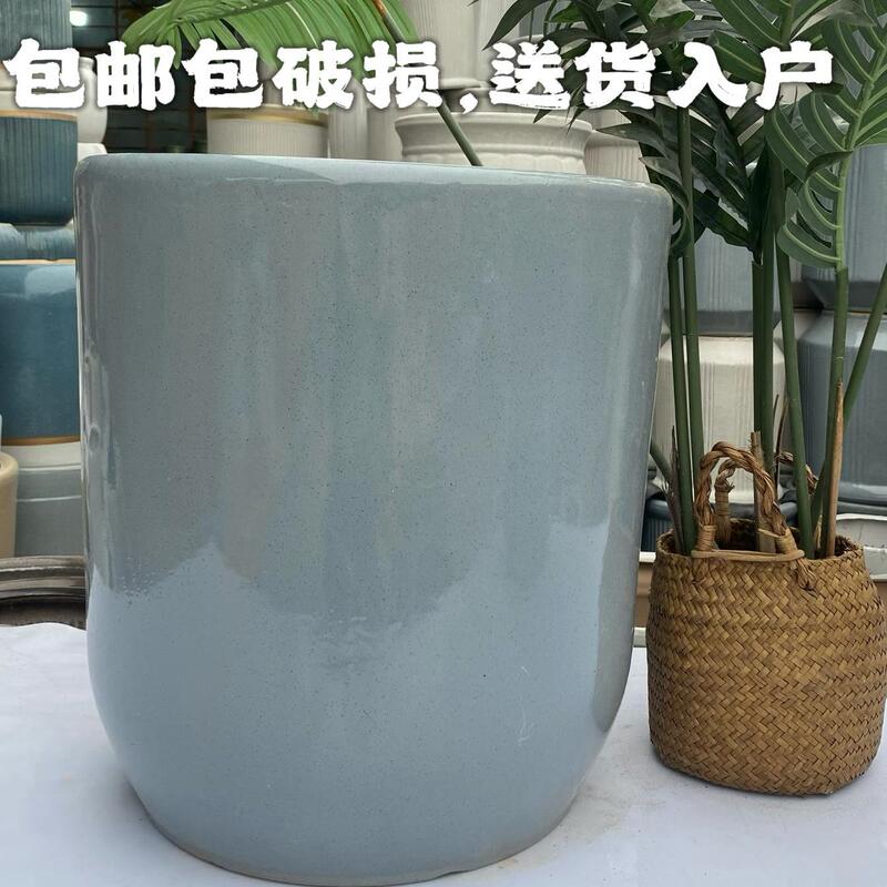 Ceramic Flower Pots Are Fired at High Temperatures, and the Oval-Shaped Ceramic Flower Pots Are Simple and Elegant Ceramic Flower Pots Are Fired at High Temperatures, and the Oval-Shaped Ceramic Flower Pots Are Simple and Elegant