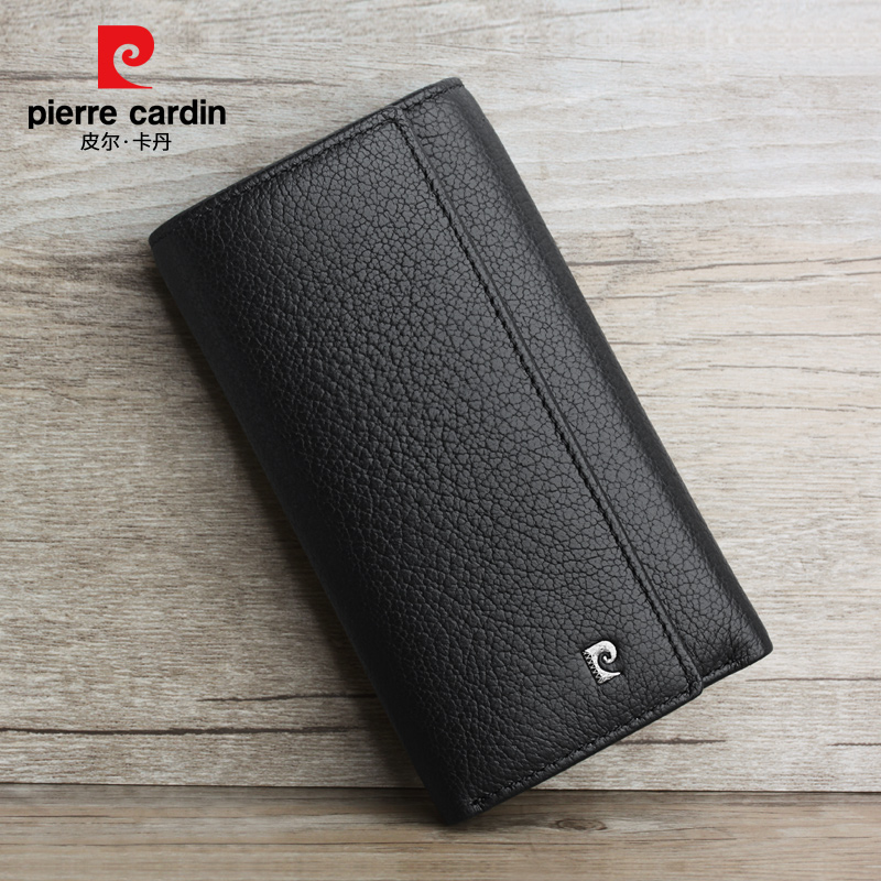 Pilkaden Key Bag Male headlayer Bull Peel Buckle Multifunction Big Bill for Men Business General