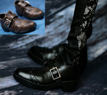 (DWS) SD BJD doll 3 Shoes Eva shoe buckle black leather shoes 1 3 great uncles