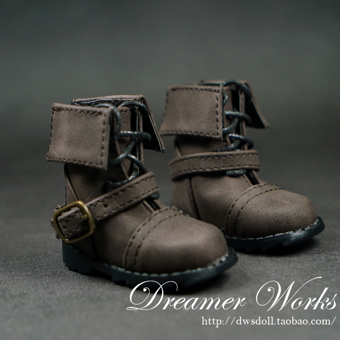 bjdsd dolls shoes 4 points 3 points 100 hitch brown strap short boots 1 31 4