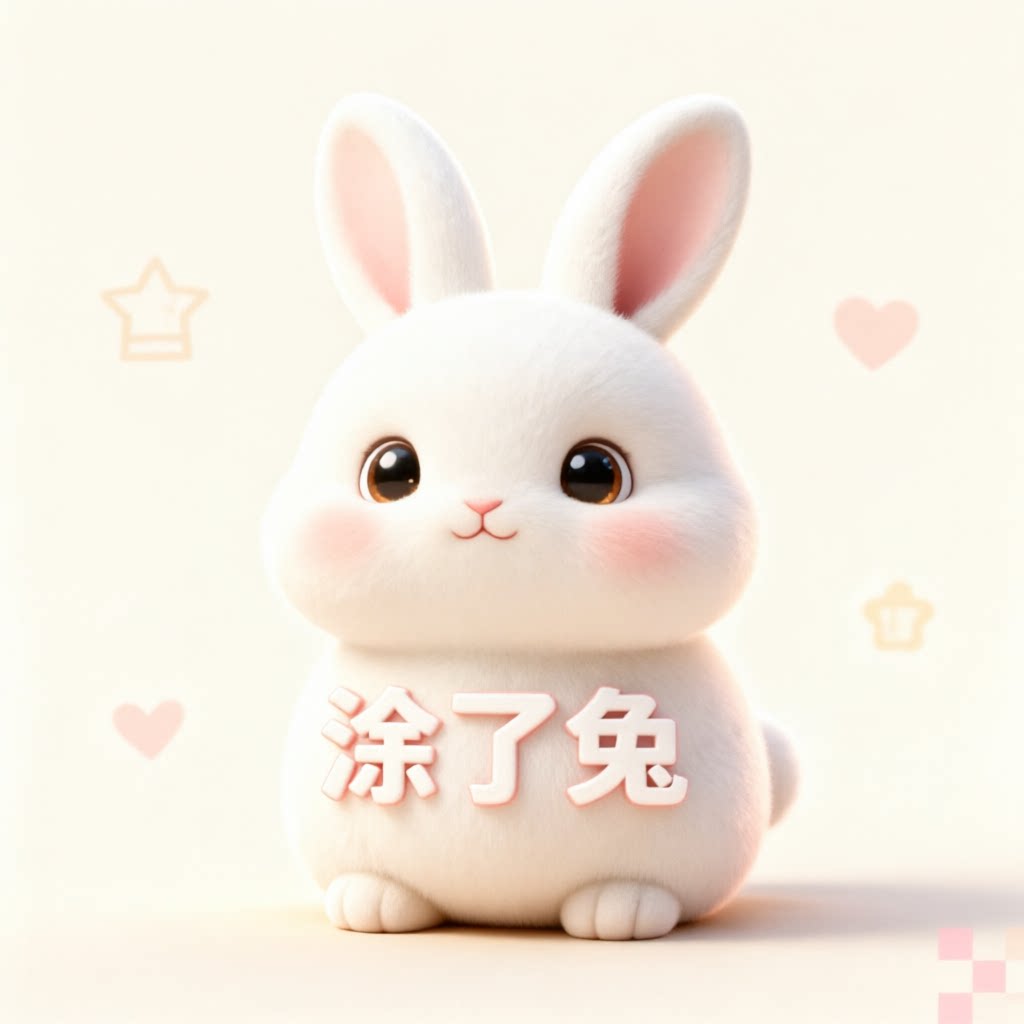 涂了兔的小店的LOGO