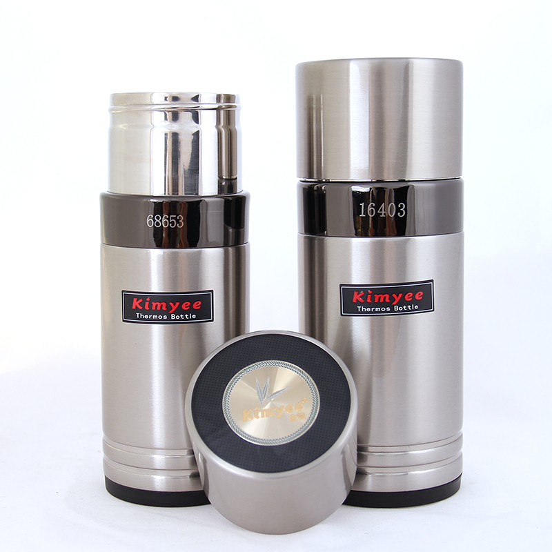 Jinyi high-grade men's business teacup 304 stainless steel thermos portable tea office water cup