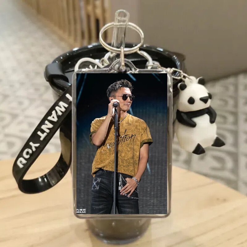 Nicholas Tse Concert Same Style Celebrity Merchandise Acrylic Keychain Fan Support Backpack Schoolbag Pendant Decoration