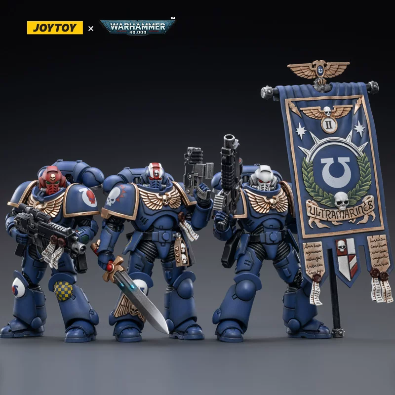 Joytoy Темная Источник Война Молот 40K Экстремальный Воин Лидер боя Старший КантMoving солдаты модель игрушки