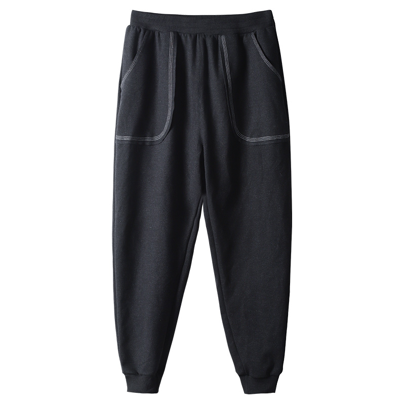 Ít lợn Tony cậu bé béo tăng chất béo quần mùa xuân và mùa thu mới 10-12-15 năm trẻ em cũ sweatpants quần âu