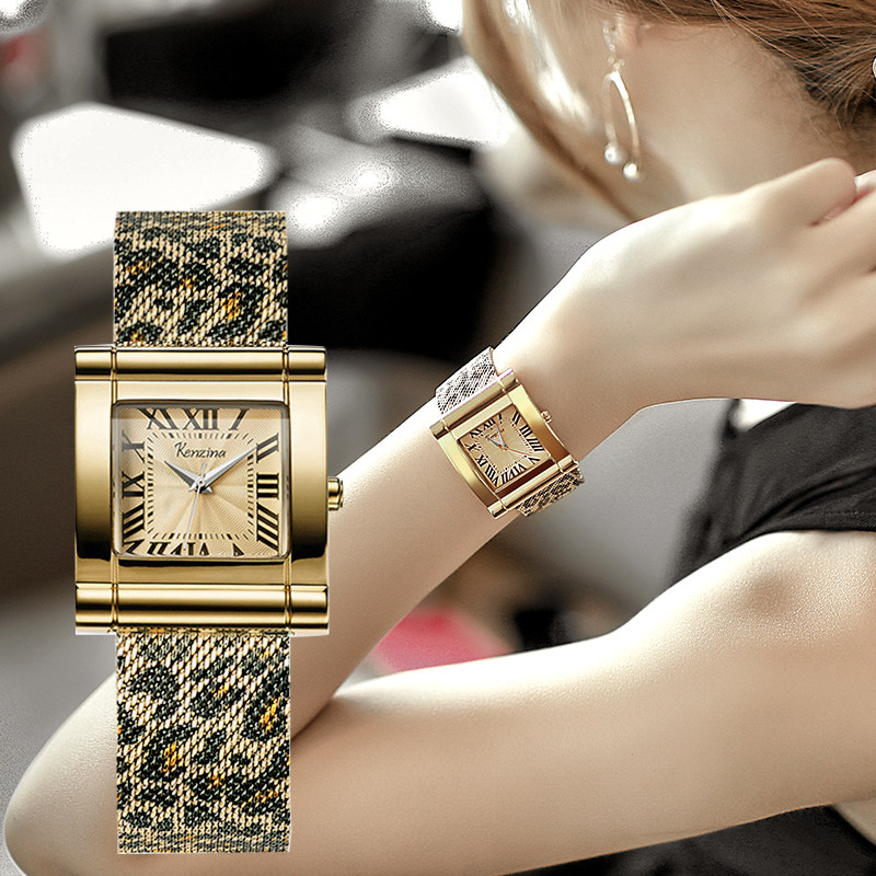 Song time Na BAO WELN SQUARE LADY WATCHES 2022 NEW FASHION WOMEN'S WATCH BRAND NAMEPLATE SUPERIOR WATERPROOF