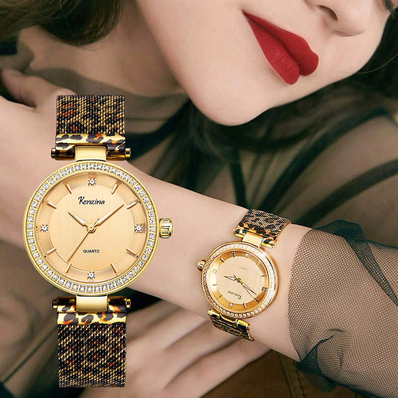 Song time Na BAO WELN WATCH WOMEN 2022 NEW BIG WATCH Waterproof Fashion Trends Online Red Big Fashion Women's Watches