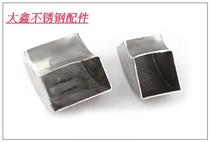 Stainless steel 304 square elbow stainless steel 90 degree square pipe elbow welding square pipe fittings exhaust pipe bracket elbow