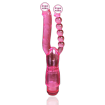 Double Dragon Dream Ball G Point stimulates pulling bead anal shock yarn rear-tunnel rod electric jumping egg masturbator fun supplies