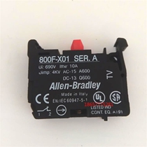 New original American AB button auxiliary contact 800F-X01 SER A normally closed stock