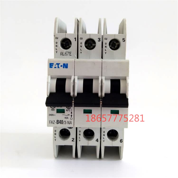 Original Eaton Mueller FAZ-B40 3-NA (FAZ) series mini circuit breaker spot