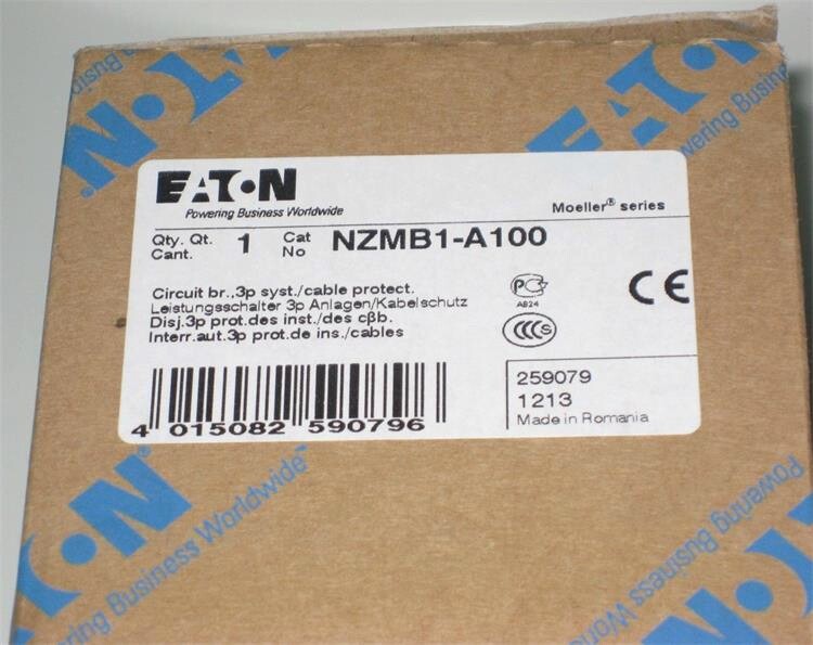 Original Eaton Moeller molded Case Circuit Breaker NZMB1-A100 NZMB1-A63