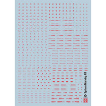 (EVO) SYSTEM MARKING Warning SIGNS Universal WARNING HAZARDS (ATTENTION) Special water stickers