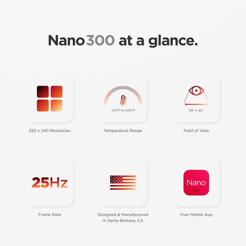 Американцы ищут Nano 300 Apple Android -охота измерение температуры ночного видения.